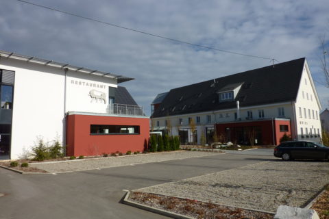 Hotel Ochsen in Merklingen, WDV-System mit Farbgestaltung